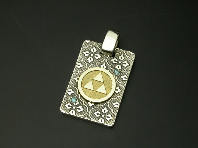 家紋ペンダント・生粋・ゴールドエンブレム・小・梅コース