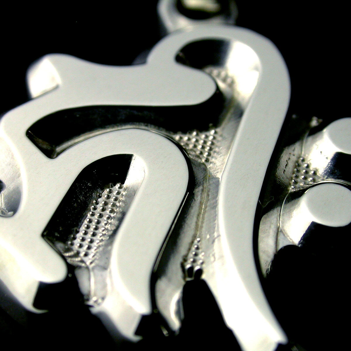守護梵字・シェイプペンダント・キリークSanskrit 梵字 銀 シルバー SILVER 950 92...