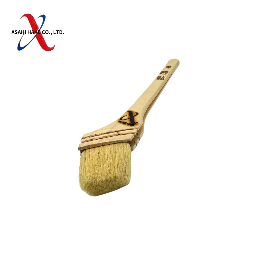 アサヒハケ　建築用筋違刷毛　中長毛　若鮎