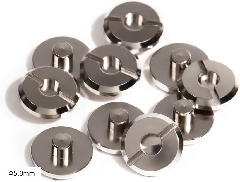 メタル マイナス モールド 10個セット プラモデル ガンプラ の デティールアップ に Φ5.0mm (Φ5.0mm)