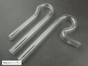 JP 水槽用 クリアガラス ジェット 吸出水 パイプ セット 12/16mm用 ホース/パイプクリーナー 高透明度 ガラス製 給水 排水 アクアリウム(吸出水パ...
