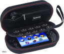 PS Vita PS1000 2000 PSP3000とアクセサリー用 ストレージケース P100 7.8x 4.4x 2.4 インチ(Black)