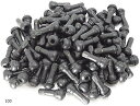 c my select チューブレス タイヤ ゴム エア バルブ 100個 セット TR413 ブラック 交換 整備 ホイール用