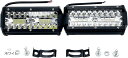 互換品 LED作業灯 120W ワークライト 12V/24V 農業機械 船舶 投光器 集魚灯 防水防塵 IP67 白 2個セット(ホワイト)