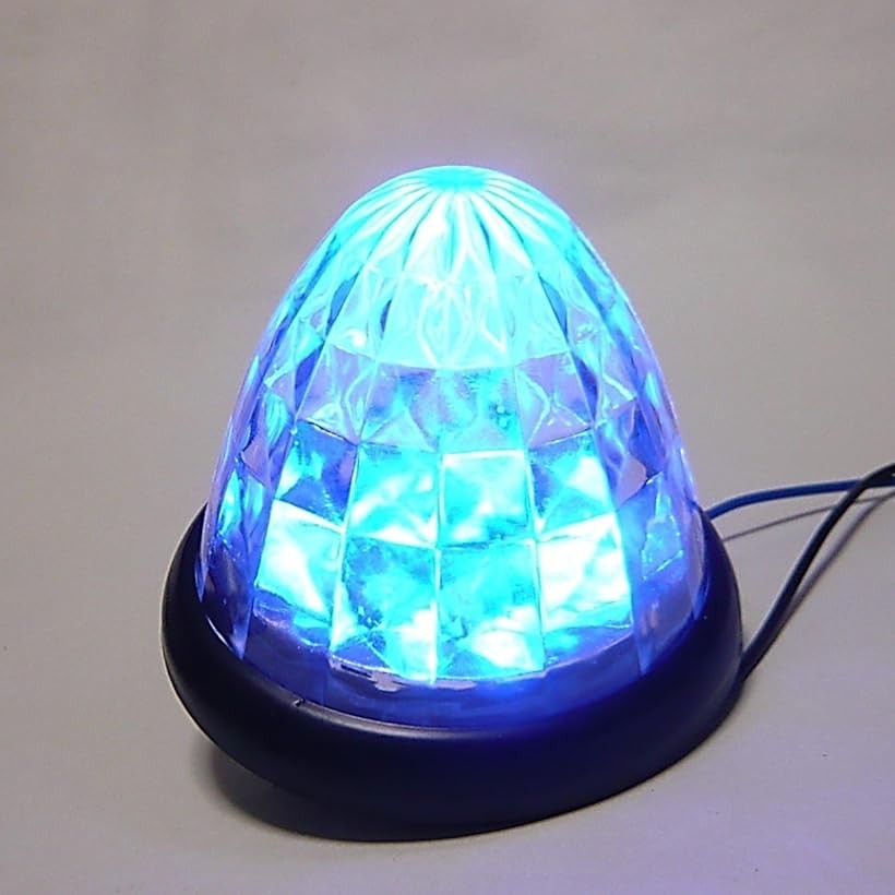 互換品 カスタマイズ トラック用 マーカーランプ LED サイド 16LED 24V 汎用 2個セット ブルー (ブルー)