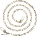 1本入り 鉄製 交換用 チェーン 120cm長さ チェーンベルト(1本 12m ゴールド, 12m)