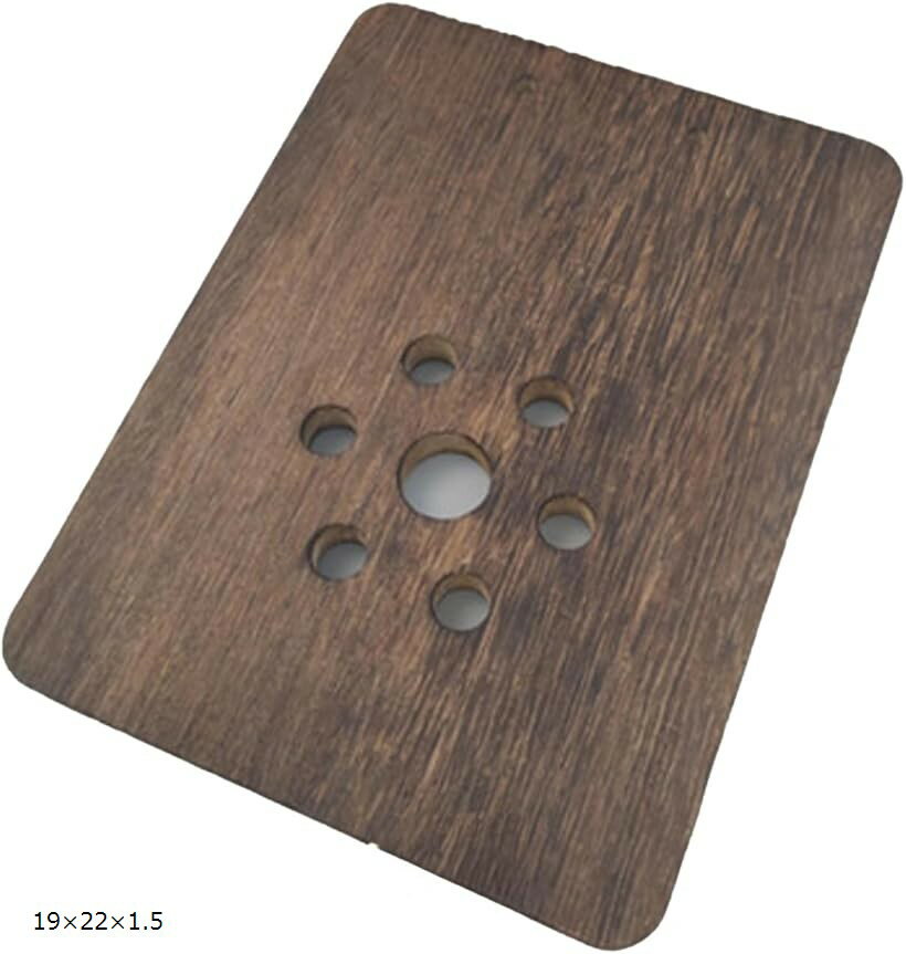 着生板 コウモリラン ビカクシダ 壁掛けプレート 天然木 多肉植物 観葉植物 板付け (19x22x1.5)