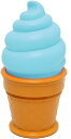 LED プッシュ ライト ソフトクリーム アイスクリーム スタンドランプ ディスプレイ ベッドサイド 夜間 照明 飾り( ブルー)