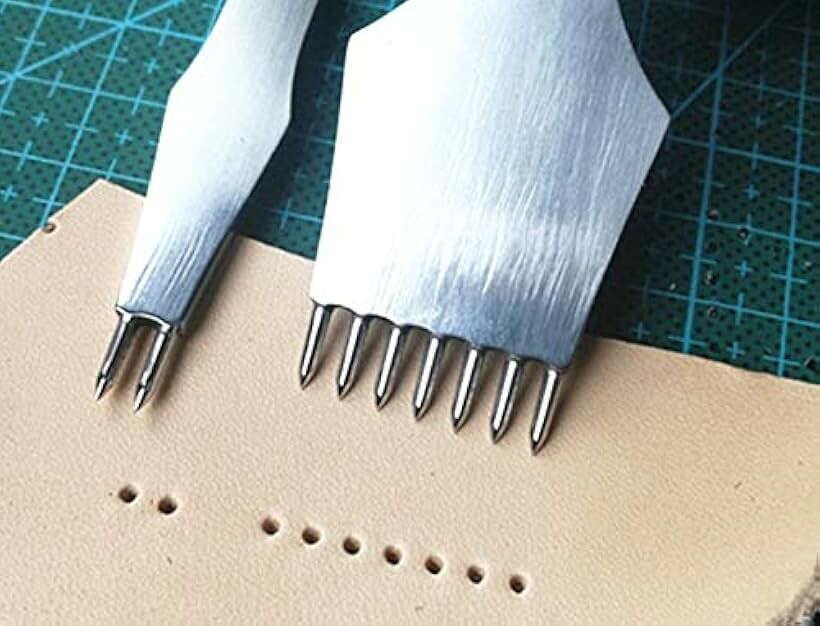 【楽天ランキング1位入賞】丸目打ち レザークラフト ツール 工具鋼 打ち具 内縫い ...