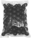 ピンポン玉 娯楽用 卓球ボール プラスチック 無地 ブラック 100個(19 ブラックx 100個, 40mm)