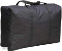 ボストンバッグ トートバッグ 大きなバッグ 大容量 75x45x25cm スタイリスト スポーツ 旅行 サバゲー BBQ 布団 コインランドリー 折りたたみ 帰省 海外 国内 黒(ブラック)(4)