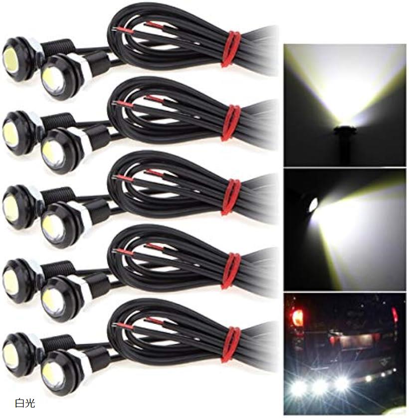 ���� ���� �ݷ� �ǥ��饤�� �ܥ�ȥ����� ������ LED 12v 23mm 10�ĥ��å� �� (���)