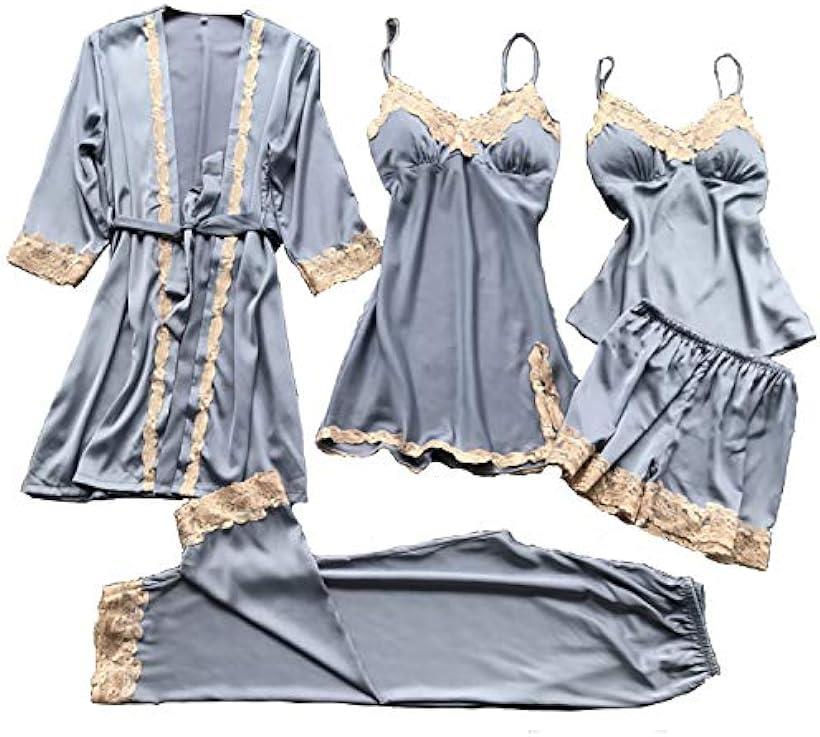 バリエーションコード : 2b80h6cqf8商品コード2b80h24558商品名ランジェリー パジャマ レディース 5点セット スリップ キャミソール M ブルーグレーブランドADOSSYカラーブルーグレーサイズ等M・素材構成: 95% ...