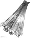 結束バンド 4.6mmx300mm タイラップ 304 ステンレス製(100本セット)