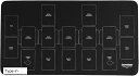 プレイマット シンプルデザイン カードゲーム 滑りにくい ラバーマット めくりやすい 遊戯王カード バトルフィールド 60cmx30cm(黒, 60cmx30c...