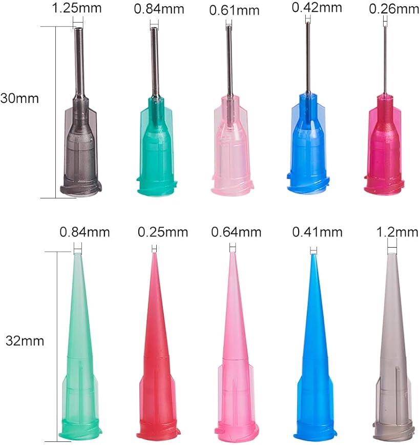 ホリックの10個セット30ml ドロッパーボトル グルーボトル 液体容器 プラスチック ニードルチップと蓋つき (10個ボトル＆20個チップ＆20蓋, 30ml)｜アングル3