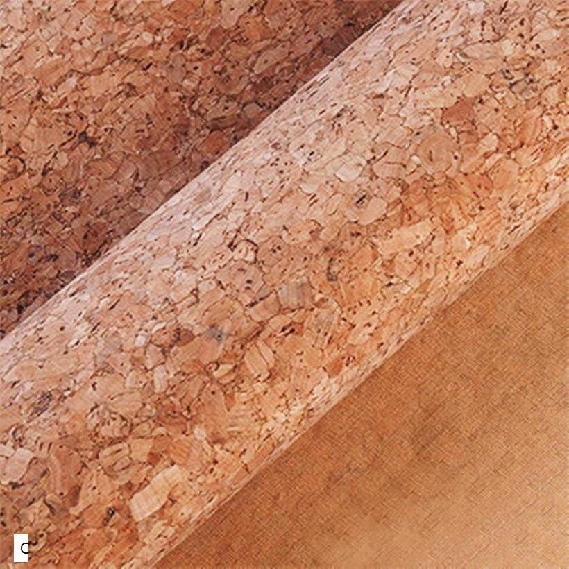 コルク 生地 幅140cmx1m 裁縫 DIY 用 布 手作り 手芸 ハンドメイド 壁紙 (C)