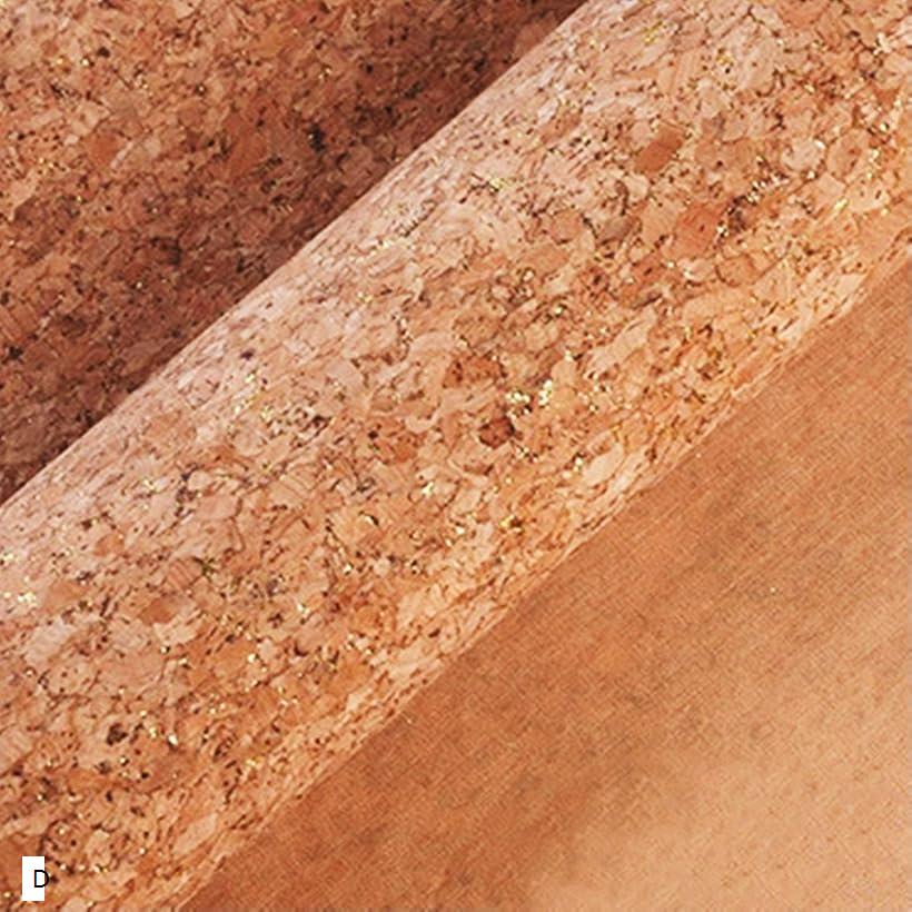 コルク 生地 幅140cmx1m 裁縫 DIY 用 布 手作り 手芸 ハンドメイド 壁紙 (D)