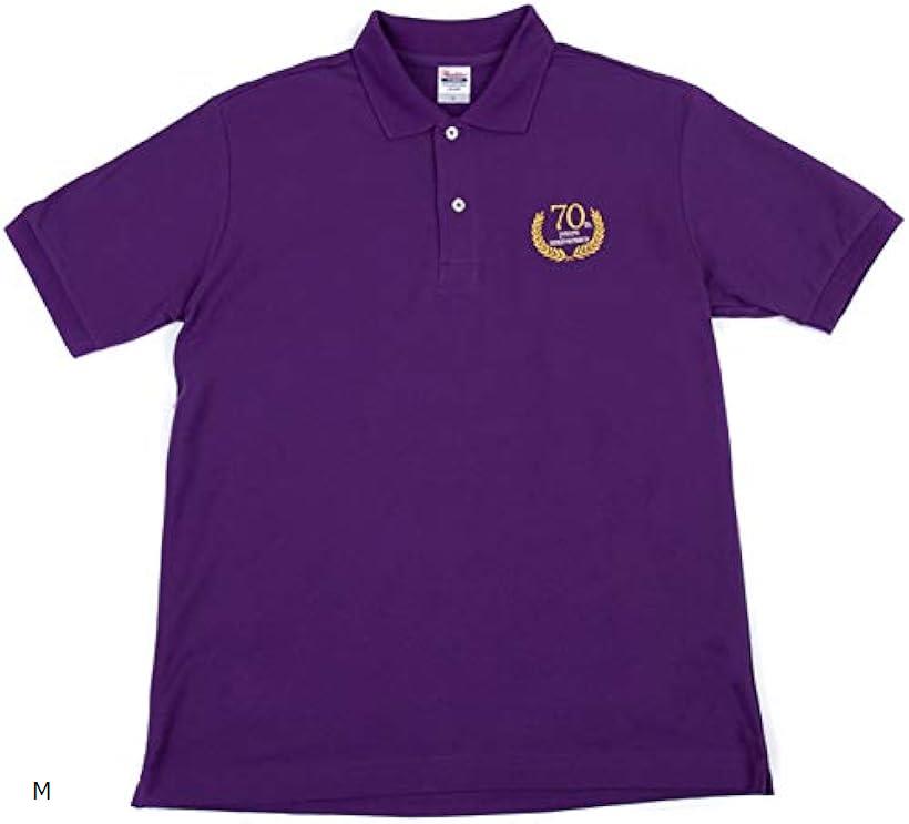 古希祝い 70歳 プレゼント ポロシャツ ゴルフウェア 誕生日祝い 男性 女性 紫(パープル, M)