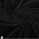 ベロア生地 黒 ブラック 幅150cm 長さ5m 手芸用 背景布 やや薄手(5m)