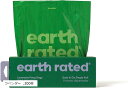 Earth Rated 正規輸入品ペット用エチケット袋 ラベンダーの香り シングルロール版 300枚入(ラベンダー, 300枚)