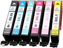 互換インク EPSON エプソン IC6CL80L カートリッジ 大容量 純正 と 併用可 とうもろこし EP-907F EP-977A3 EP-978A3 EP-979A3 EP-807AW(6色, 12.4 x 10 x 6 cm)