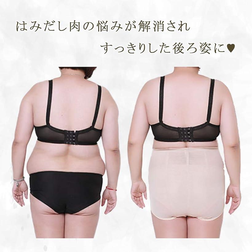 大きいサイズ 補正下着 ガードル ショーツ シェイプアップショーツ 美尻 レース 引き締め(ベージュ, 2XL)