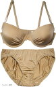 レディース ブラ ブラジャー ショーツ 上下 セット 下着 女性 ランジェリー(ベージュ, D75)
