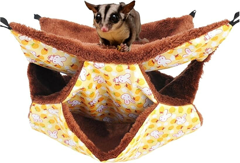 デグー ハムスター チンチラ モルモット モモンガ ポーチ 小動物 フクロモモンガ ...