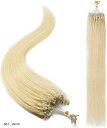 人毛 ring loop hair チップエクステ レミーエクステ カラー ウィッグ エクステンション 50本(60#, 16inch)