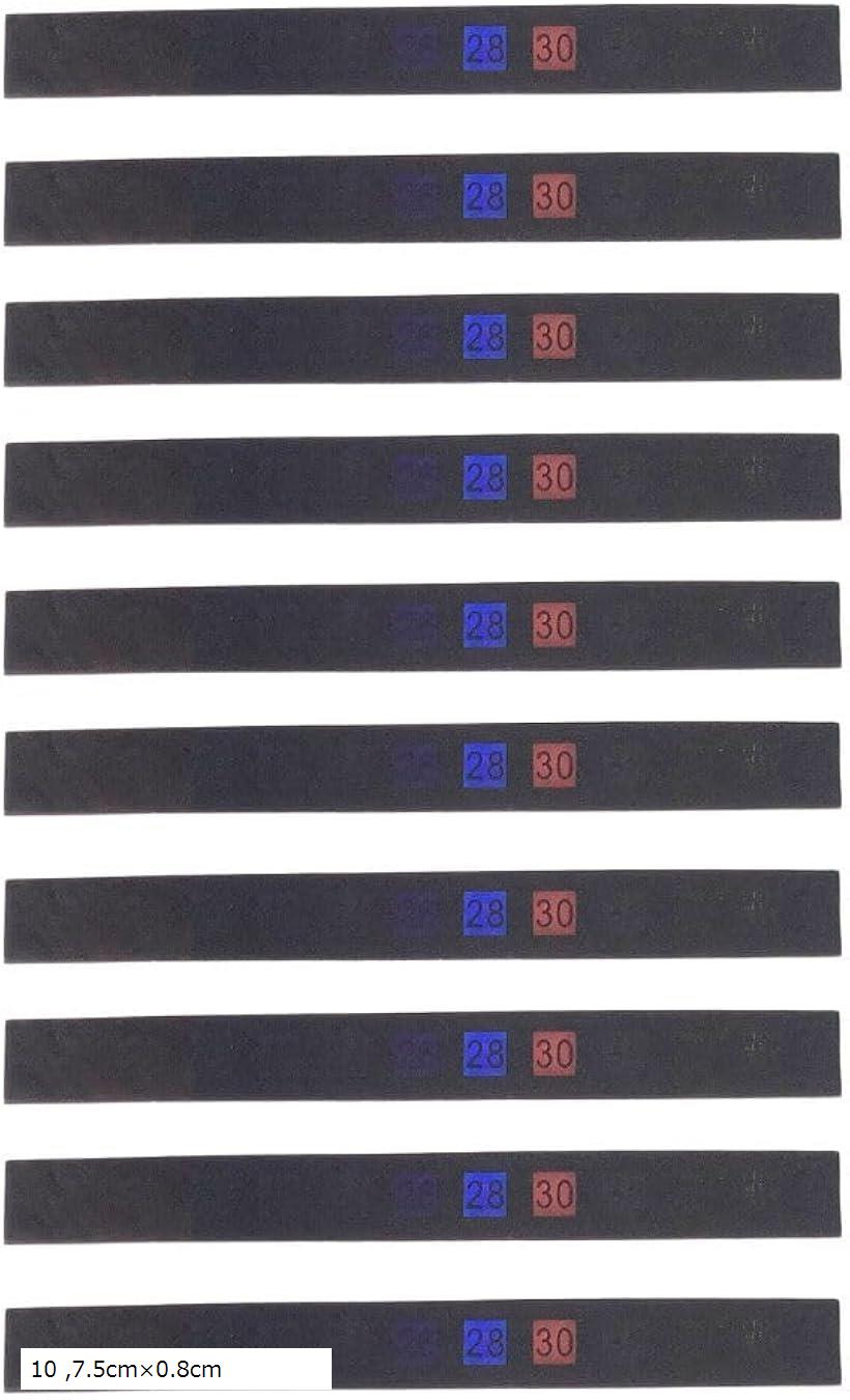 マガジン 温度 管理 シール 車内 水槽 バッテリー 充電 ラジエーター サバゲ (ブラック, 7.5cmx0.8cm)