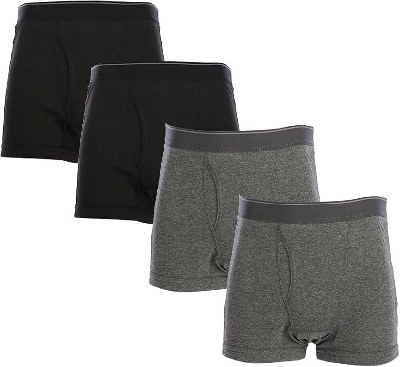 Men'S Underwear - ボクサー パンツ 無地 ランダム セット メンズ 下着 インナー 3L (4枚セットA, 2XL(3L))