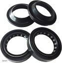 汎用 オイルシール ダストシール 一台分 4個 セット フロントフォーク(30mm)