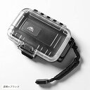 EZB05 イヤホンケース ハードケース 収納ポーチ 小物 有線イヤホン ケーブル 防水 防塵 防震 耐衝撃(透明+ブラック)(2)