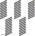 50個 値札 プライスキューブ 値札プレート 無地 数字 プラスチック プライスボード 金額表示(黒地白色字)