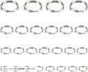 約800個 4種 4.5/5/7/8mm ステンレス キーホルダー パーツ 二重リング 平キーリング 丸カン スプリットキーリング ナスカン キーチェーン クラ...