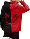 アスペルシオ フード付き 長袖 パーカー トレーナー メンズ スポーツ ヒップホップ 裏起毛(レッドブラック, 3XL)