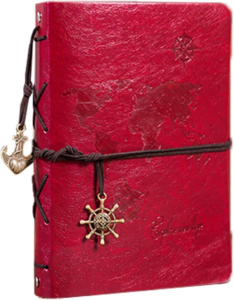 【楽天ランキング1位入賞】フォトアルバム スクラップブック DIY 手作り 写真 レザー 世界地図 黒台紙 ..