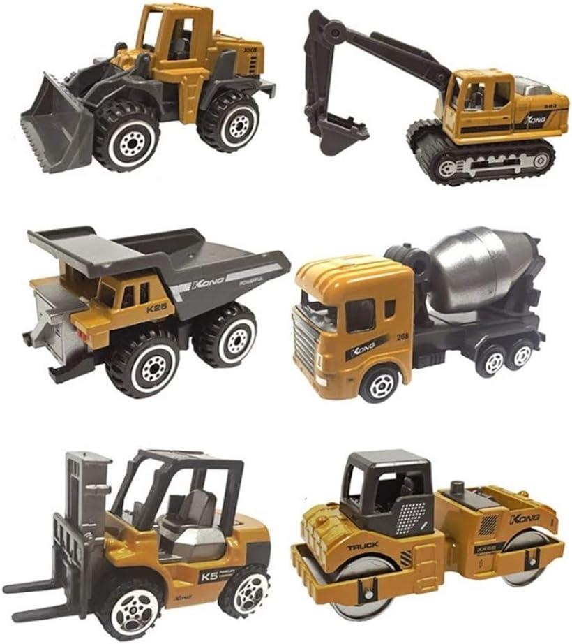 建設車両 おもちゃ 作業車両 工事現場 ミニカー 砂場 ショベルカー プレゼント 5個セット( ノーマル)