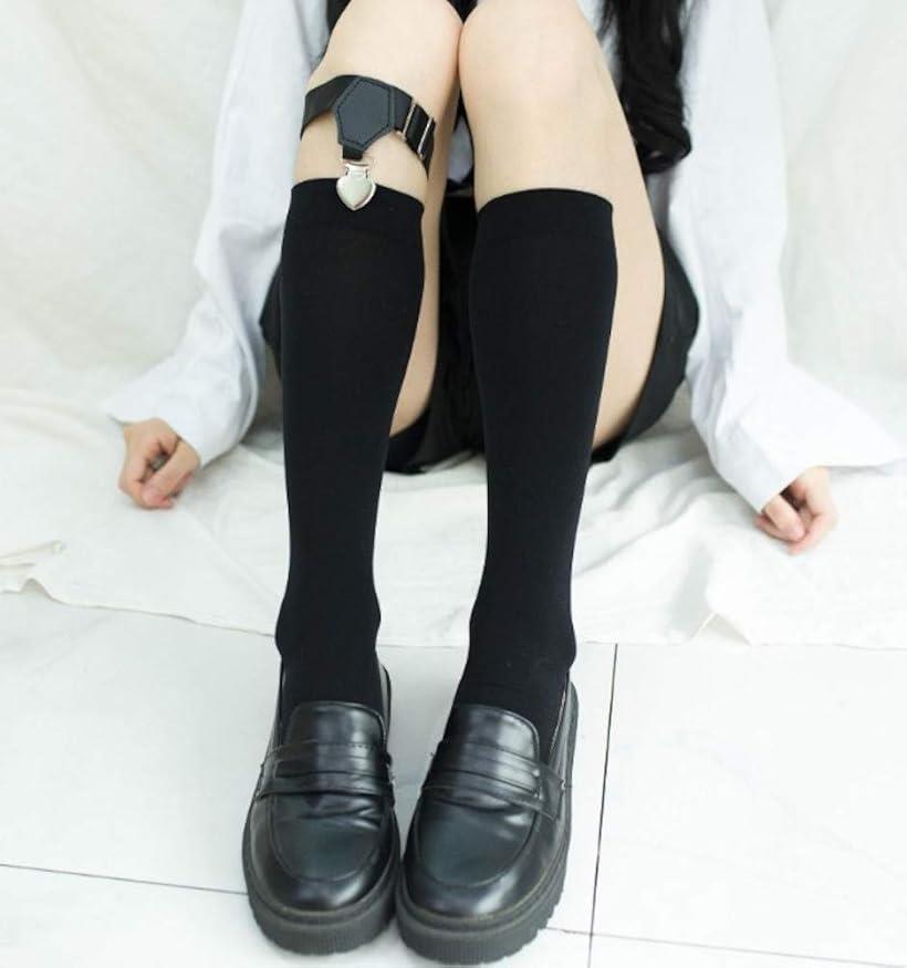 ホリックのソックス用 レッグガーター 2個セット コスプレ レッグリング 滑り止め Aセット (Aセット, フリーサイズ)｜アングル3