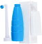 携帯おしり洗浄 アウトドア 簡易トイレ ハンディシャワー 手動式 収納袋付き( 青, 400ml)