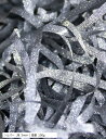 紙パッキン ラッピング材 緩衝材 梱包材 クッション材 キラキラ プレゼント 包装 3mm 100g(シルバー, 幅 3mm / 重量 100g)
