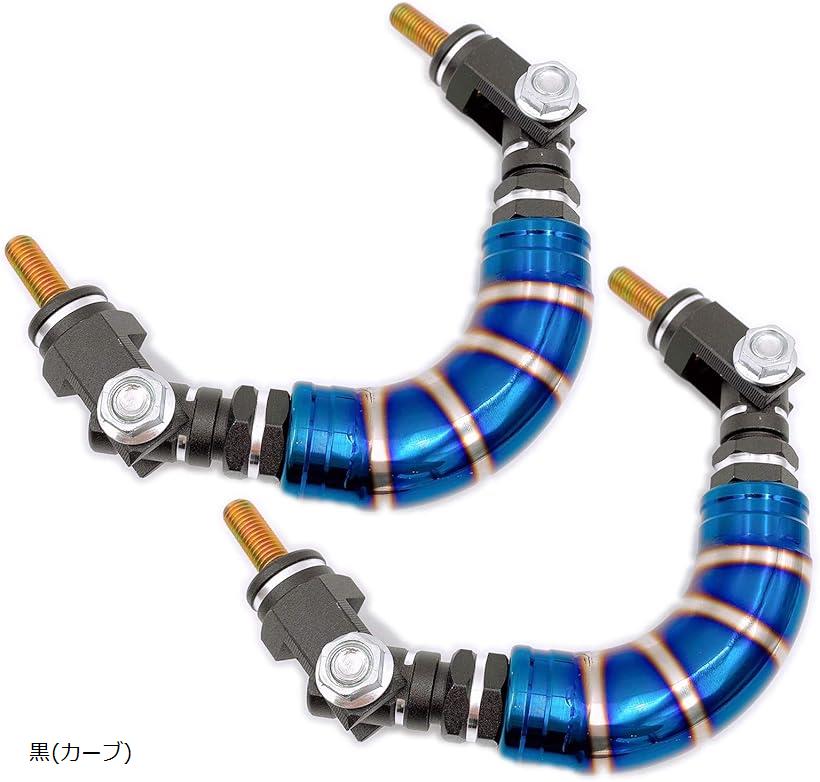 互換品 汎用 アシストグリップ 社外品 (黒(カーブ), カーブ)