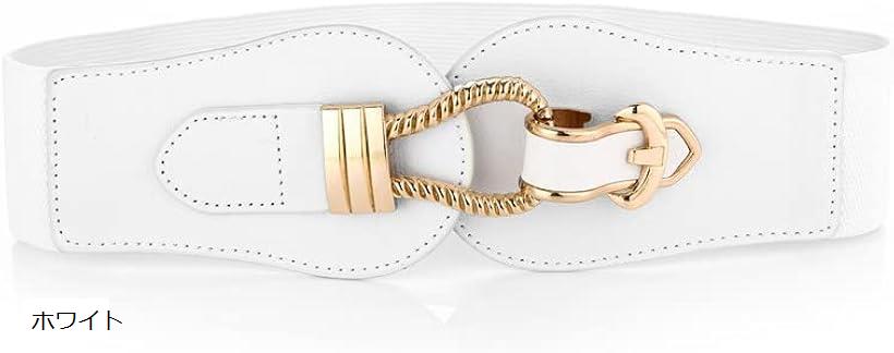 サッシュベルト ゴムベルト ウエストベルト レディースベルト 飾りベルト 幅広 太ベルト カジュアル ホ..