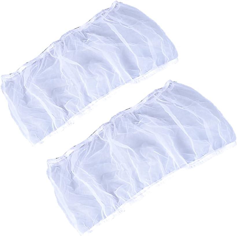 鳥かごカバー メッシュ ネットカバー 白色 2個 Mx2個 (Mx2個)