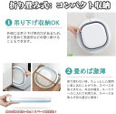 折りたたみ 洗面器 たらい ソフト湯おけ シリコン 雑貨 北欧デザイン コンパクト収納 L( ピンク, Large) 2