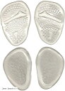つま先 インソール ジェル 中敷き パンプス 透明 2mm 3mm 2セット クッション 前滑り防止 3mmセット(2mm 3mmセット)
