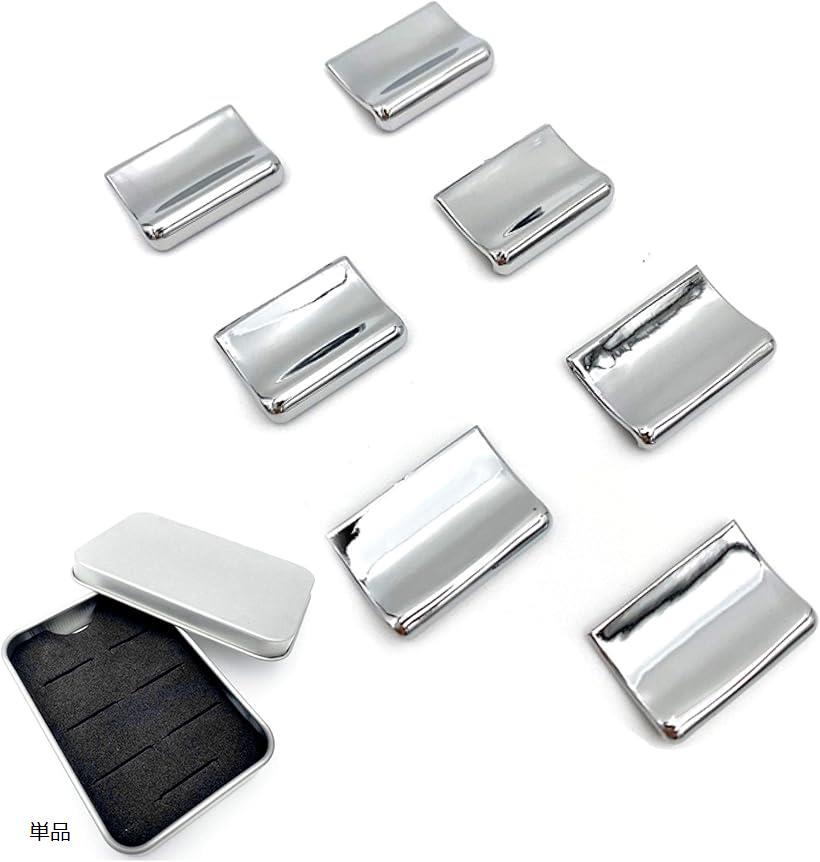 互換品 レクサス メッキ スイッチカバー パワー ウインドウ ボタン ガーニッシュ クローム トリム カスタム パーツ アクセサリー 7P セット (単品, ワンサイズ)