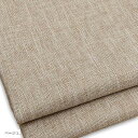 麻風 オックス生地 薄手 幅約150cmx1mカット フェイクリネン ベージュ(ベージュ.)