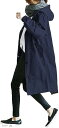 ニブンノイチプラス 大人 オシャレ カラー モッズ フード コート レディース(ネイビー, 2XL)